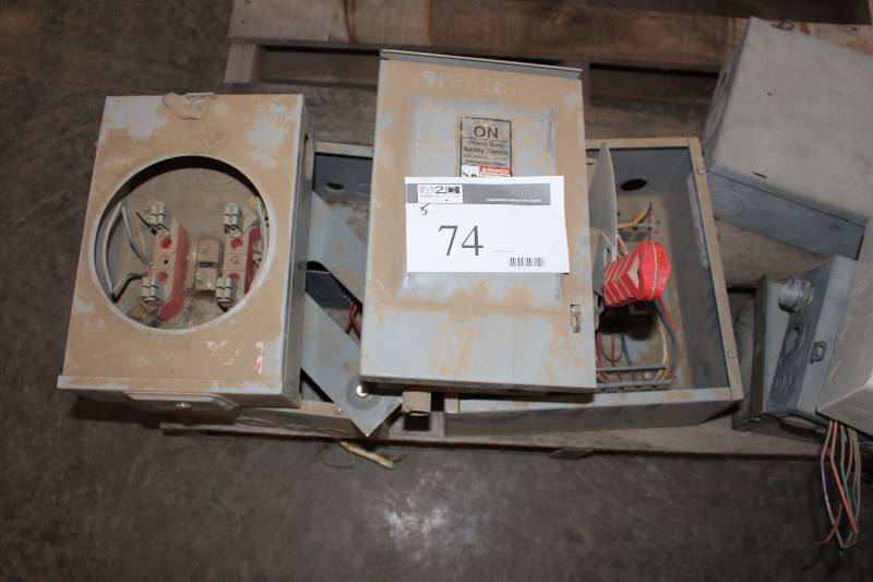Lot of (5) Electrical Boxes.