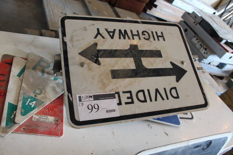 Lot of (7) Miscellaneous Road Signs.