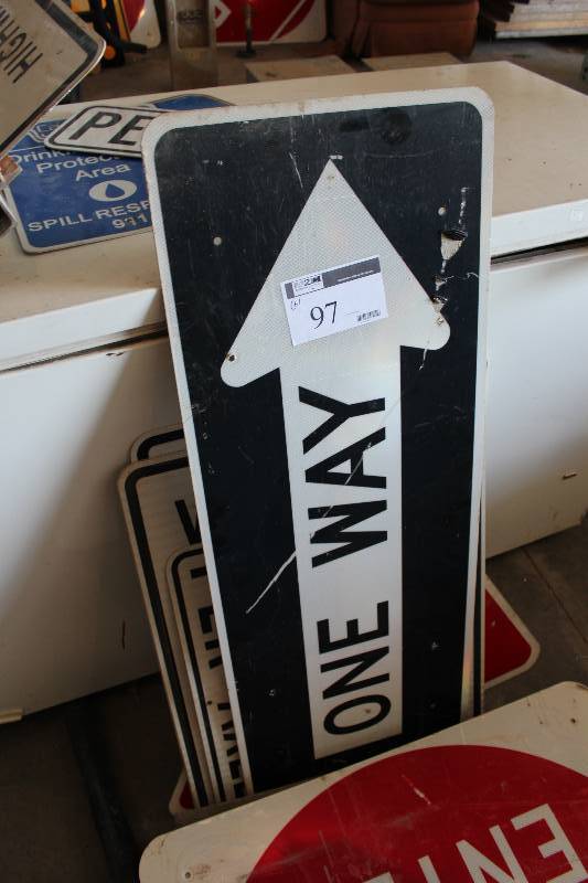 Lot of (6) Miscellaneous Road Signs.