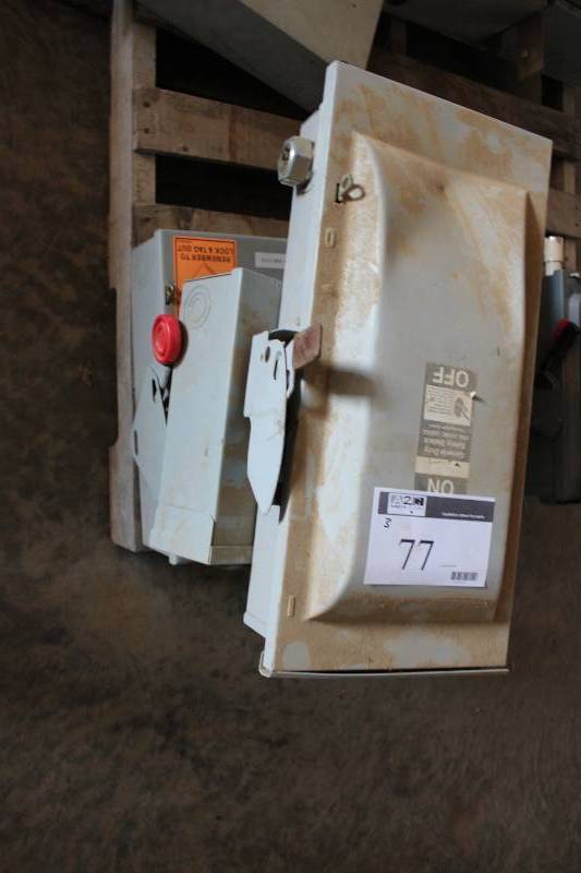 Lot of (4) Electrical Boxes.