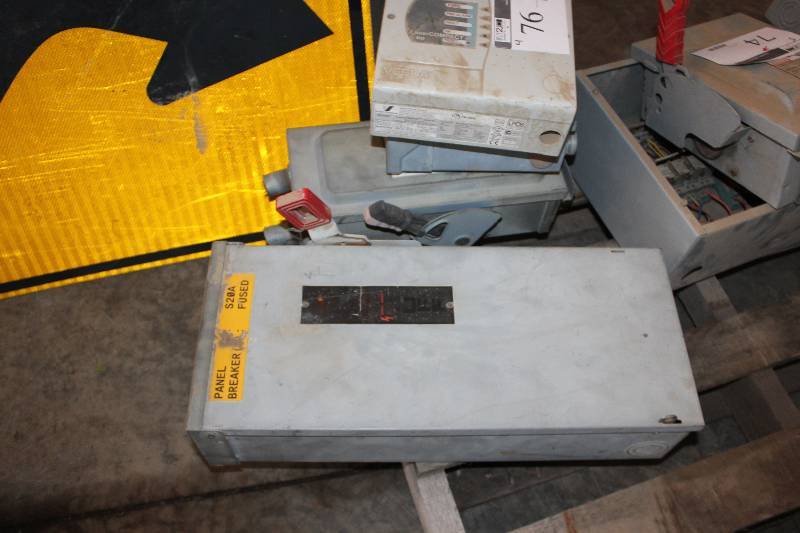 Lot of (4) Electrical Boxes.