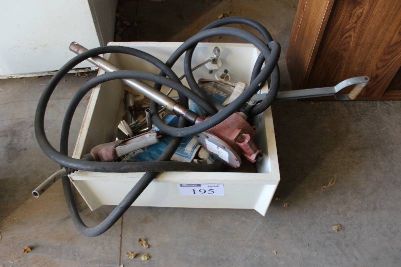 Bin Lot Including Gas Pump Hose And More.