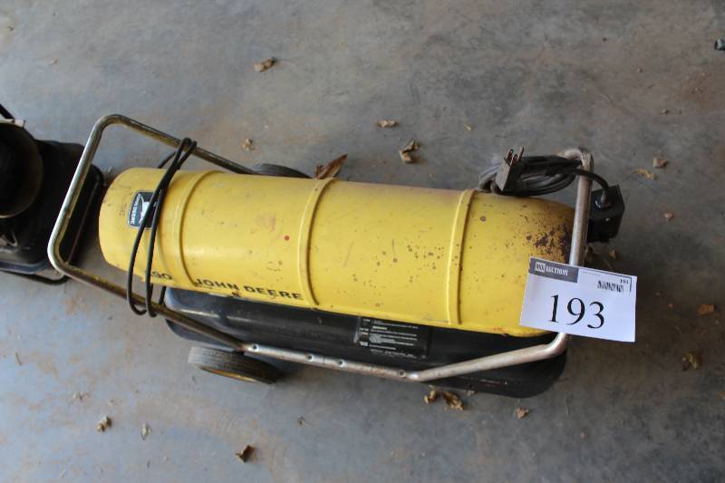 John Deere A90 Space Heater wCart & Wheels.