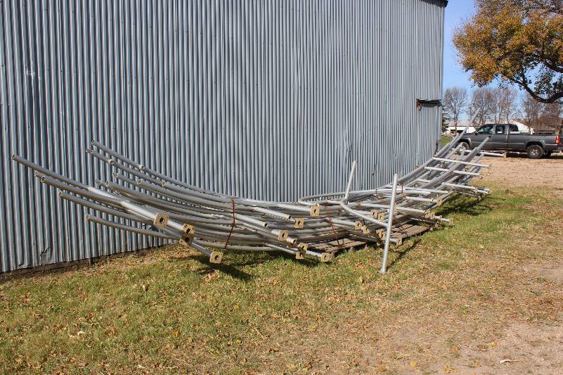Lot of (10) Metal Railings 96� Height.
