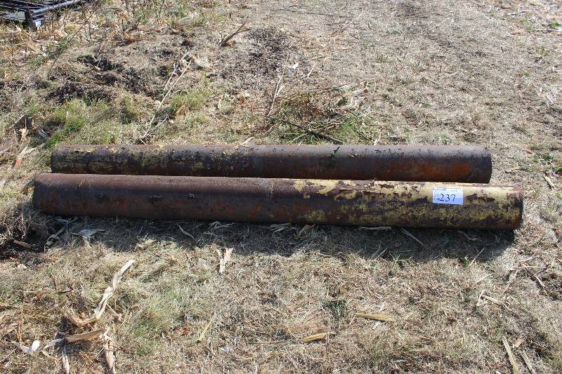 Metal Tubes wConcrete Center 8.5� x 96�.