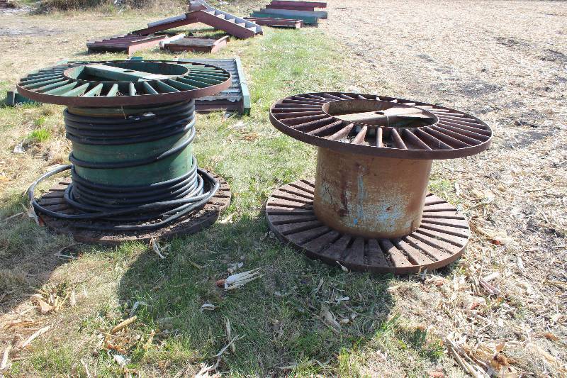 Lot of (2) Reels For Fiber Cables 26� & 29�.