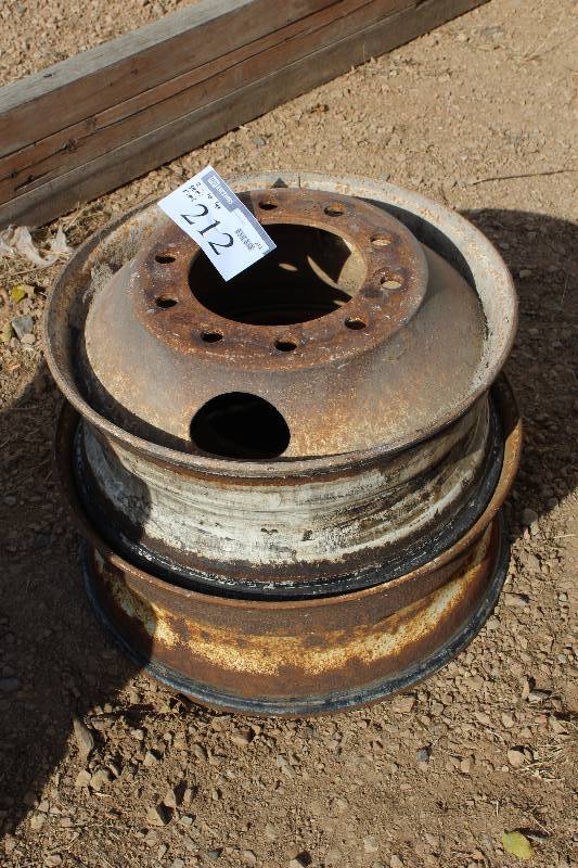 Lot of (2) Semi Rims 10 Lug.