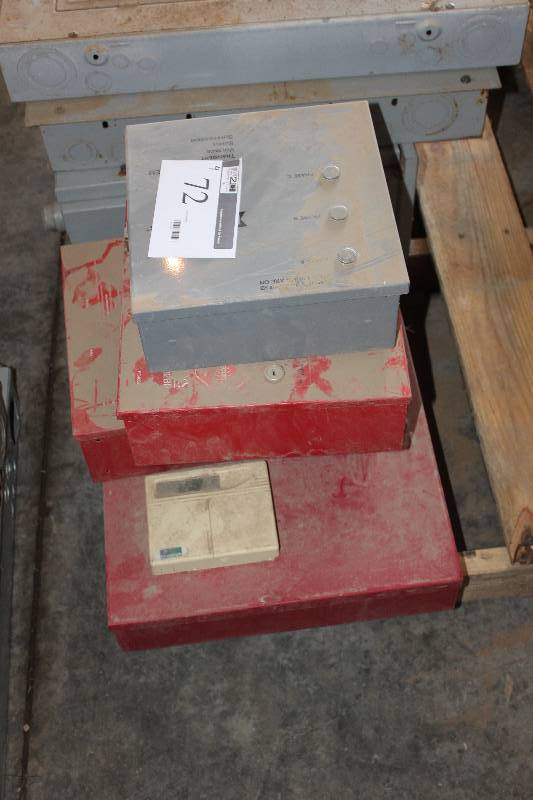 Lot of (4) Electrical Boxes.