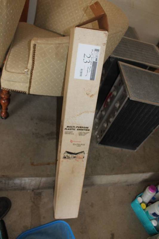 lot 23 image: Roll Of Multi-Purpose Plastic Sheeting Clear.