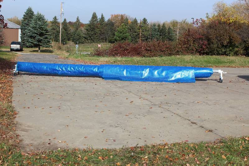 lot 42 image: 13 Width Pool Roll Roll 25 x 23 Irregular Size.