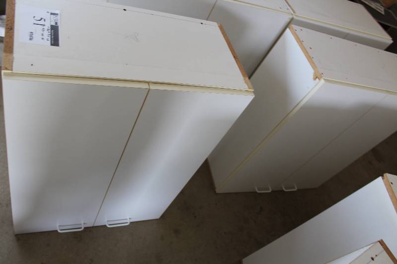 lot 51 image: Lot of (2) Storage Cupboards 26 x 13 x 36 43 x 13 x 36.