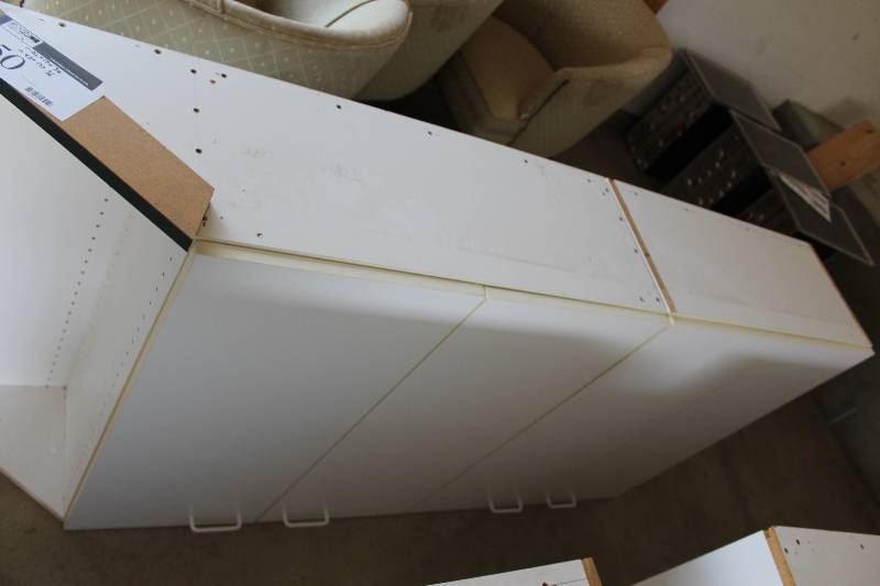 lot 50 image: Lot of (2) Storage Cupboards 26 x 13 x 36 43 x 13 x 36.
