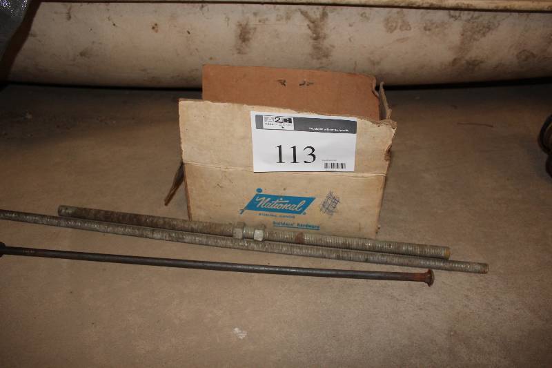 lot 113 image: Lot of Miscellaneous Metal Hardware.