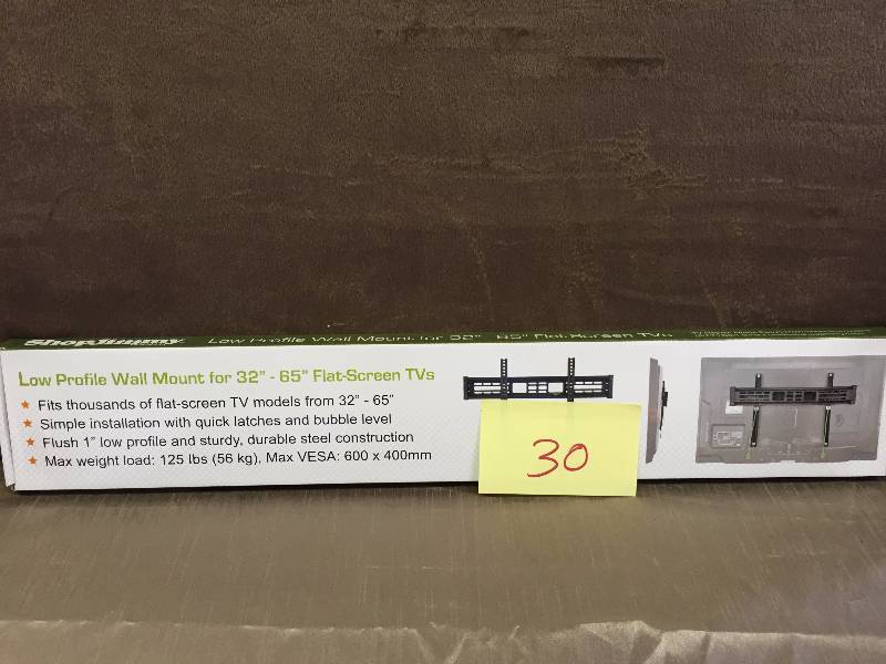 Low Profile Wall Mount 32-62 TVs