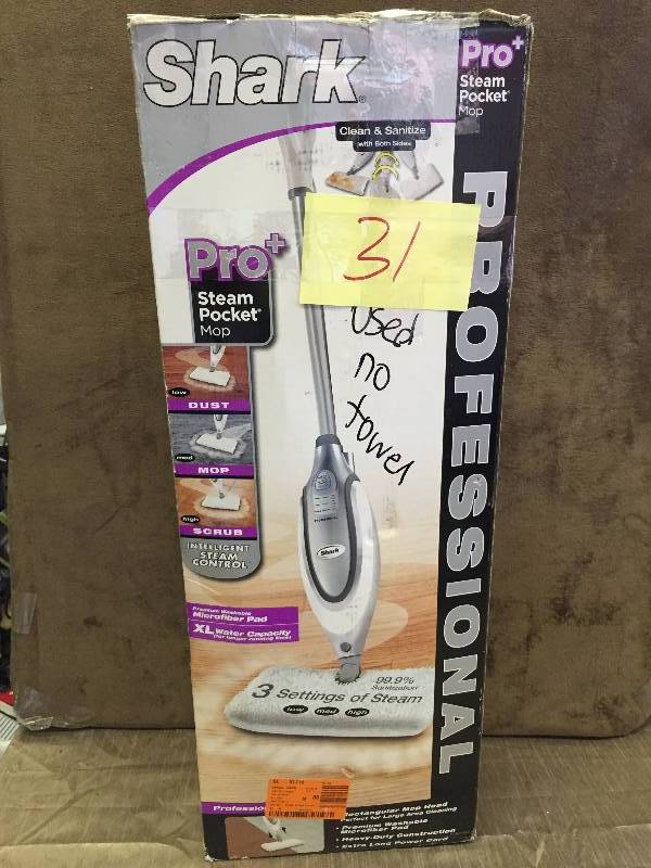 Shark Pro Steamer- used tested works- no mop included