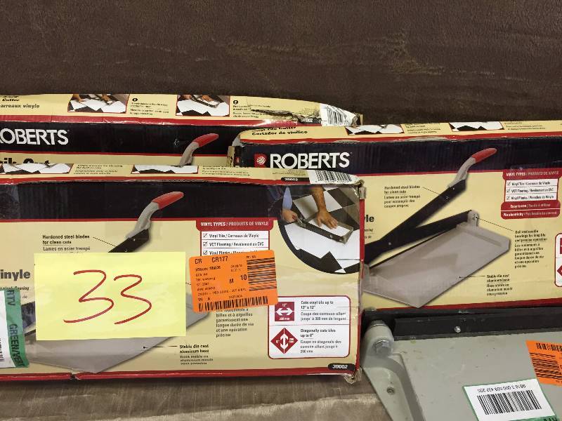 Lot of Vinyl Tile Cutters