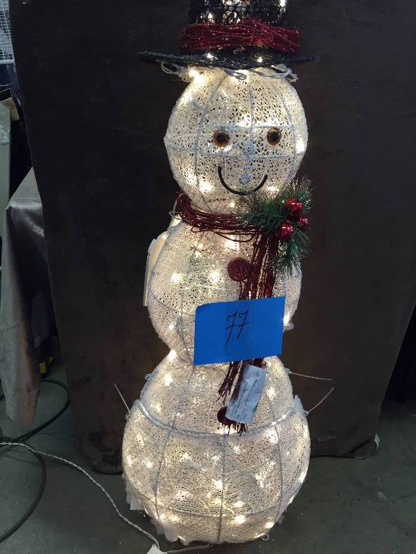 lighted Snowman