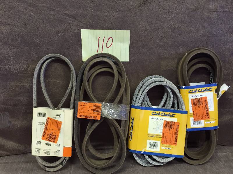 Lot of Assorted Pulley Cadet  belts