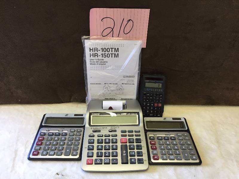 Lot Of Casio Calculators all in working condition