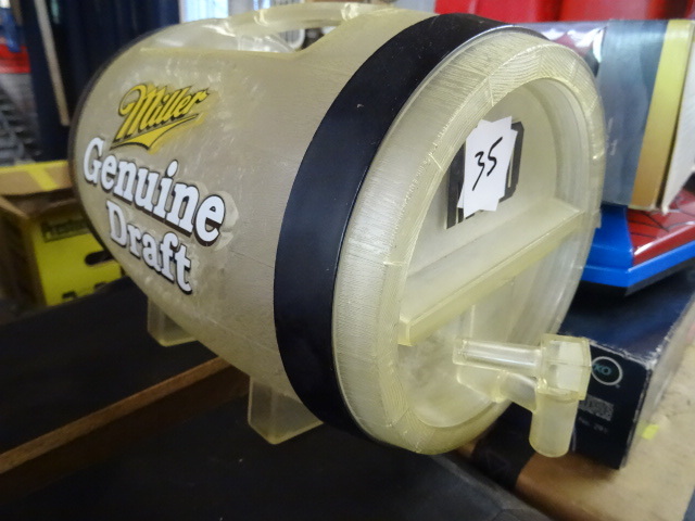 lot 35 image: Miller Genuine Draft Piggybank Keg