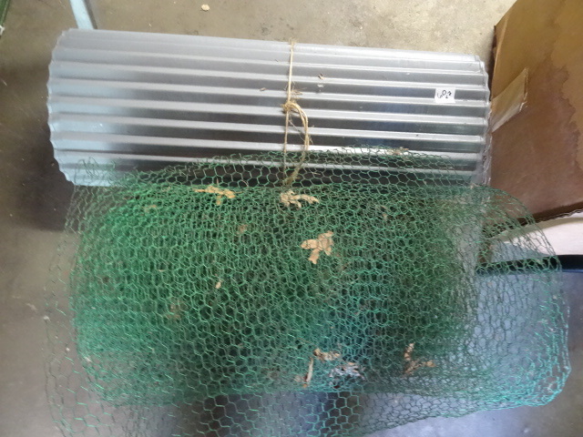 lot 60 image: Green Compost fence with stakes