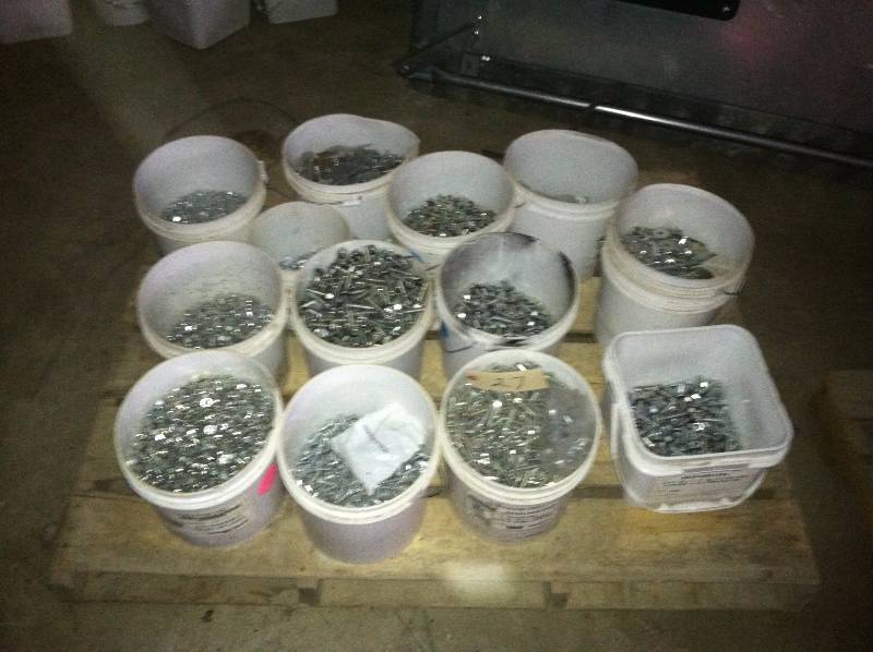 Pallet of Nuts and Bolts