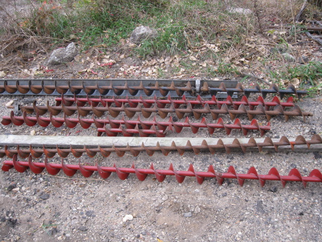 Augers Approx. 50 feet long 4 and 5 inch diameter