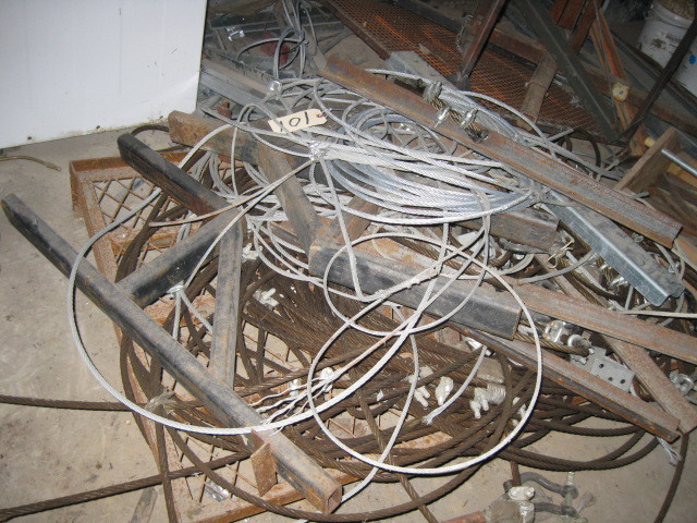 Box of Metal Posts