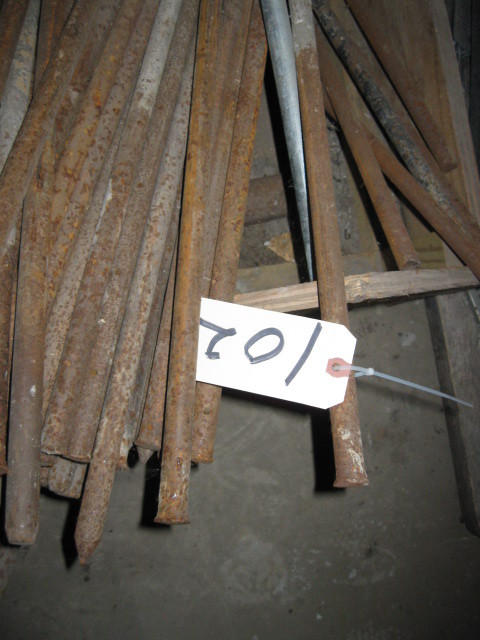 Box of Metal Posts