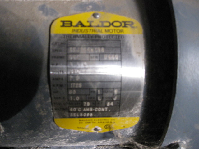 2 Baldor 1 12 HP Phase 1 used motors