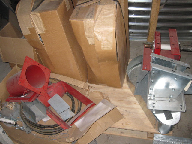 Pallet of Grain Bin Parts
