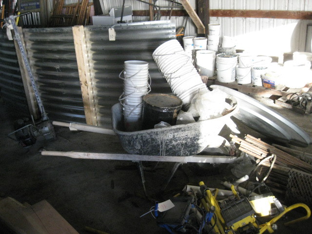 Wheel Barrow and Buckets