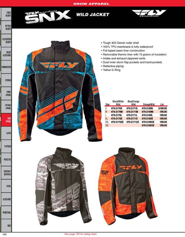 FLY Racing SNX Wild Jacket