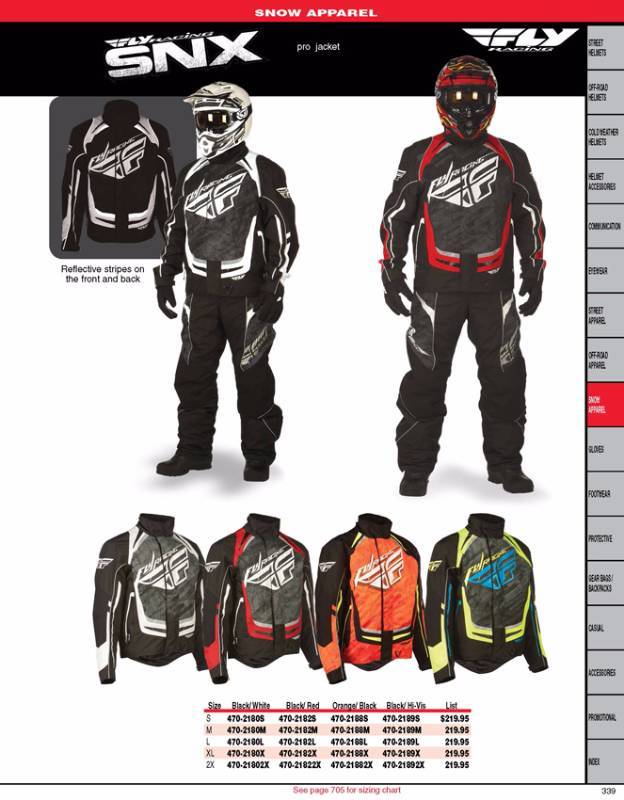 FLY Racing SNX Snow Jacket
