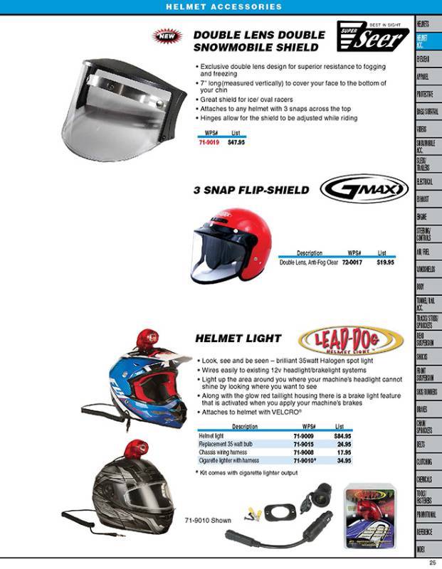 Lead Dog Helmet Light