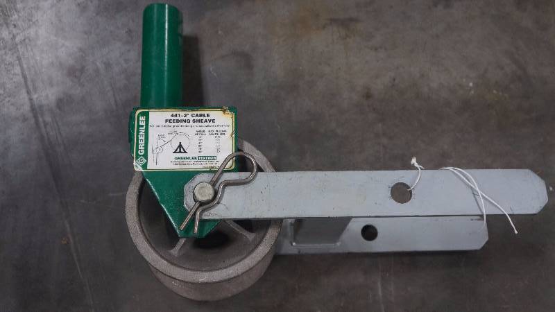 lot 337 image: GREENLEE 441-2 Cable Feeding Sheave