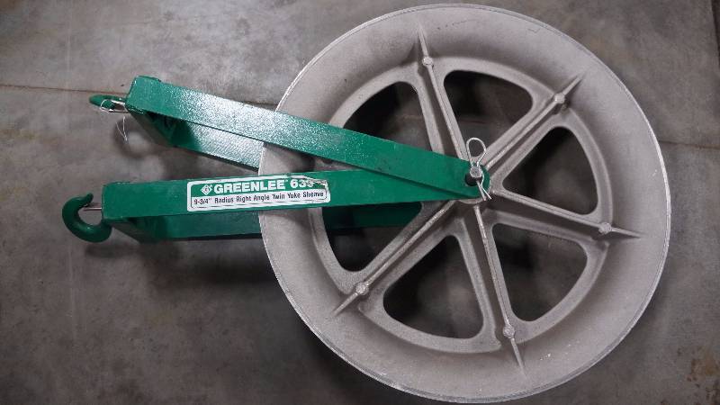 lot 339 image: GREENLEE 639 Sheave