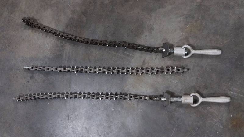 lot 341 image: Lot of 3 Chain Clamps for WireCable Pullers