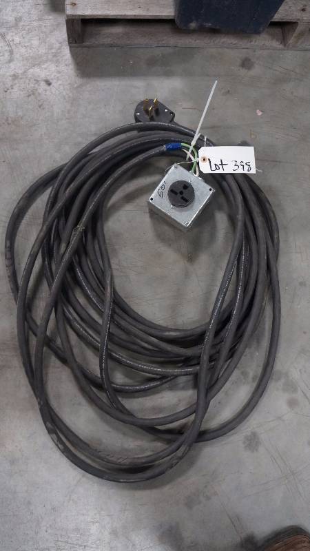 lot 398 image: 50 30 Amp Extension Cord