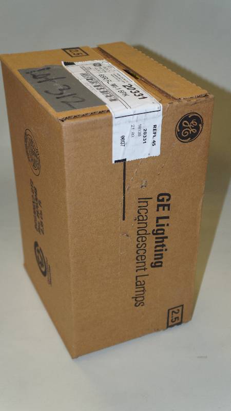 lot 312 image: Unopened Case of GE 65RFLMI-1 6 Pk 65 Watts 120 Volts Bulbs