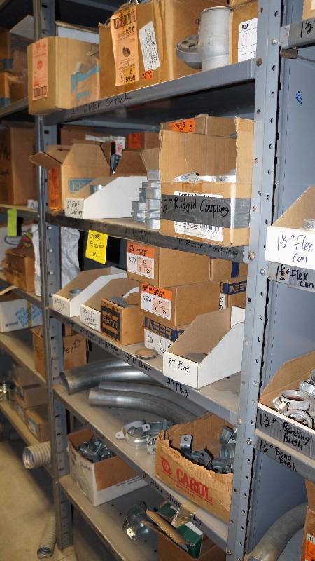 lot 612 image: Mixed Lot Of Couplings, Plugs, Straps, Washers, And Sweeps.