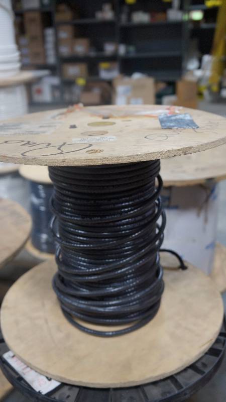 lot 46 image: NEW Partial Spool of CommScope Cable S5740 RG6 Type Quad 18 AWG CM CATV Communication Copper Clad Steel Cable