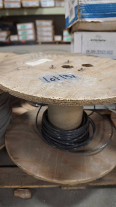 lot 132 image: NEW Partial Spool of Triangle Wire & Cable S 8AWG THHN or THWN or Gasoline & Oil Res. II or MTW (UL) Etc. Cable