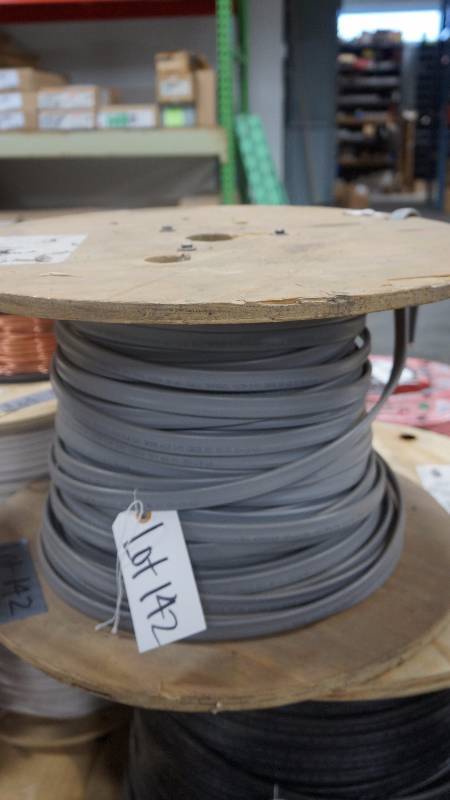 lot 142 image: NEW Partial Spool of ESSEX 10-3 w Ground Type UF-B 600 Volt Sunlight Resistant Cable (UL)
