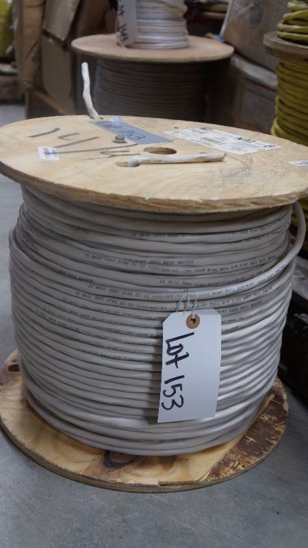 lot 153 image: NEW Spool of Encore Wire 144 NM-B with Ground UL Listed NonMetallic Sheathed Cable