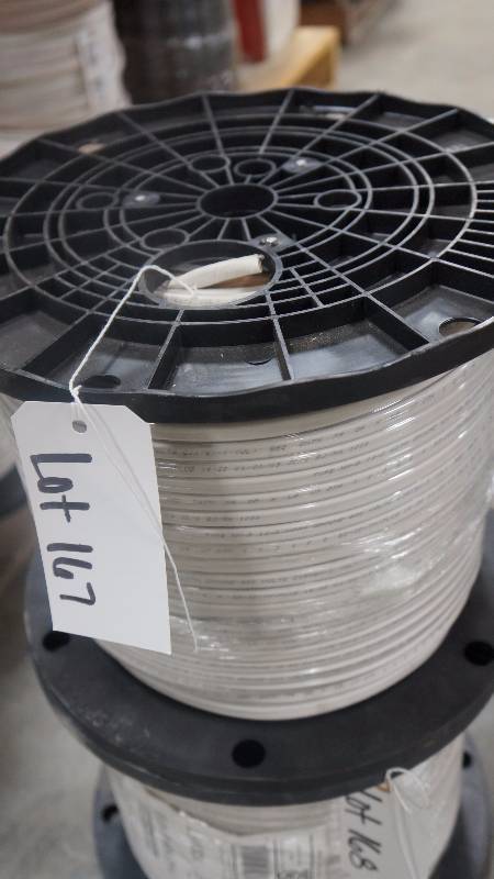 lot 167 image: NEW UNOPENED 1000 Spool of Cerrowire 14-2 NM-B WG EZ-ID Plus 600 Volts NonMetallic Sheathed Cable