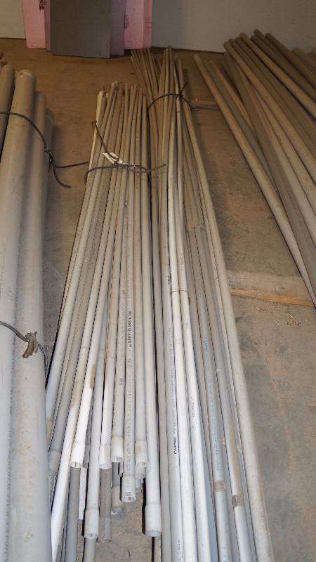 lot 648 image: Mixed Lot of PVC - Various Lengths & Diameters