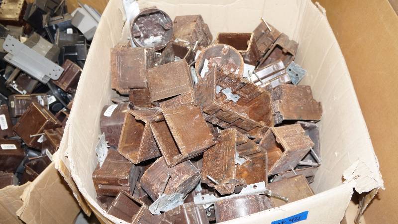lot 421 image: Huge Mixed Lot of Various Styles of Gang Boxes