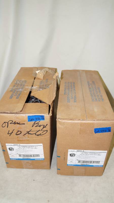 lot 472 image: NIB Thomas & Betts UnionBox 3.5 Diameter Old Work Box w Snap-In Bracket