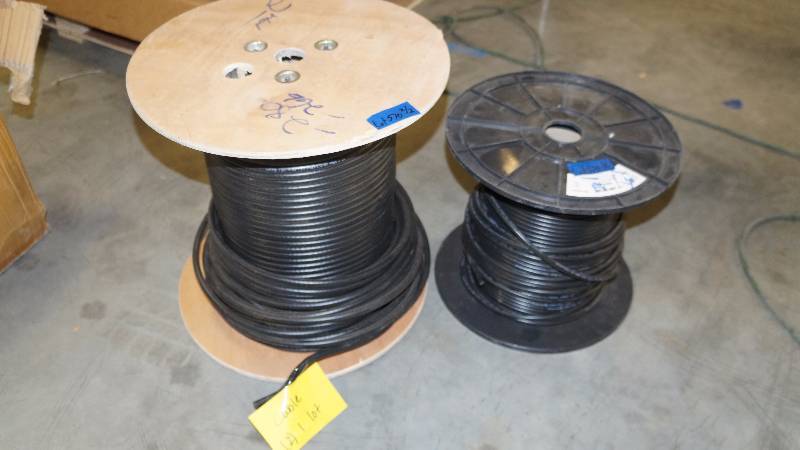 lot 570 image: Lot of 2 Rolls of Coaxial Cable
